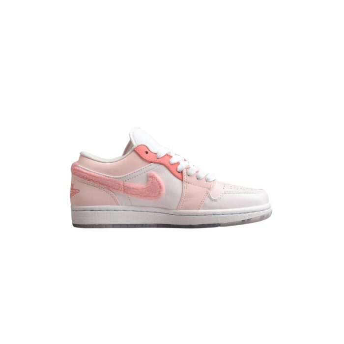 NIKE AIR JORDAN 1 LOW SE MIGHTY SWOOSHERS PINK 553558 403 - Image 2