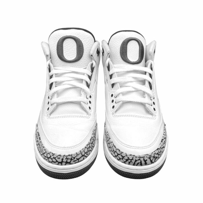NIKE AIR JORDAN 3 RETRO OREGON DUCKS PIT CREW WHITE HO11 MNJDL 594282233 - Image 3