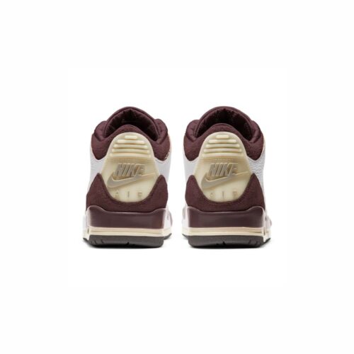NIKE AIR JORDAN 3 X A MA MANIERE BURGUNDY CRUSH FZ4811 100 - Image 3