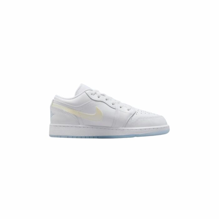 NIKE AIR JORDAN 1 LOW GLITTER SWOOSH FQ9112 100 - Image 3