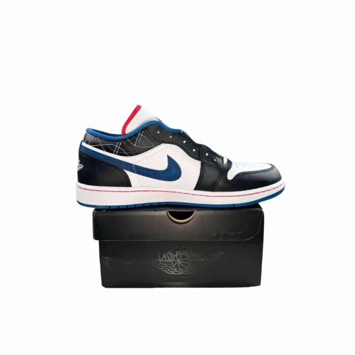 NIKE AIR JORDAN 1 LOW SE BLACK INDUSTRIAL BLUE FV3622 141 - Image 3