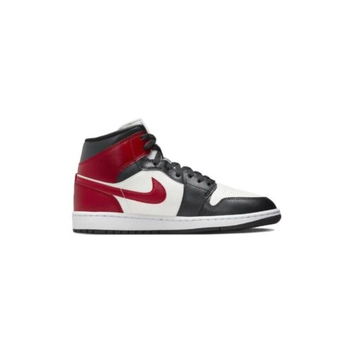 NIKE AIR JORDAN 1 MID BLACK TOE BQ6472 160 - Image 3