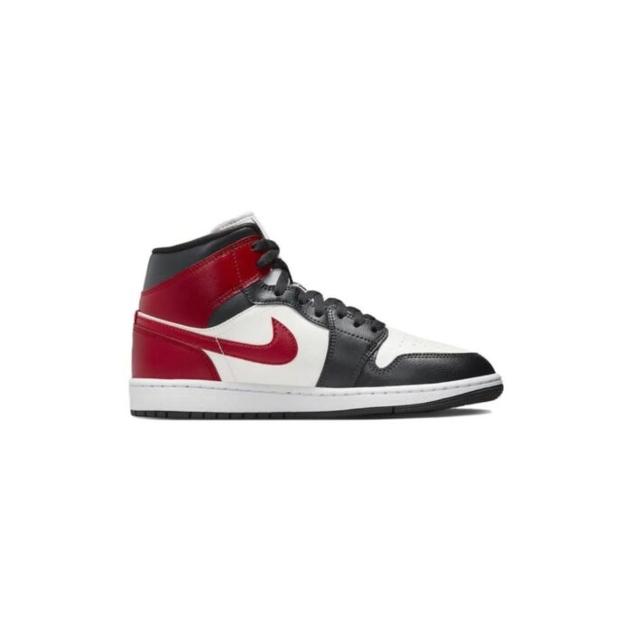NIKE AIR JORDAN 1 MID BLACK TOE BQ6472 160 - Image 3