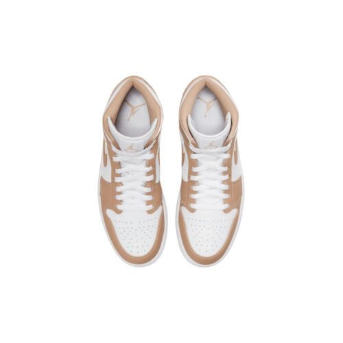 NIKE AIR JORDAN 1 MID TAN GUM 554724 271 - Image 4