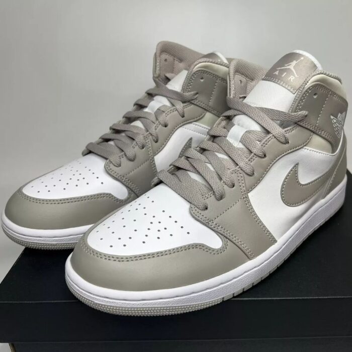 NIKE AIR JORDAN 1 MID LINEN 554724 082 - Image 3