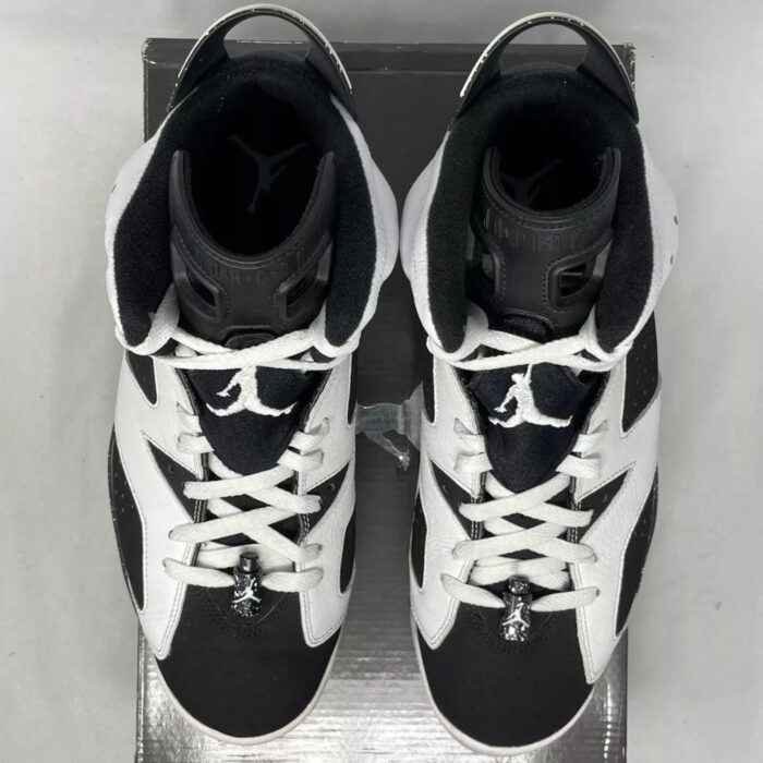 NIKE AIR JORDAN 6 RETRO OREO 384664 101 - Image 3