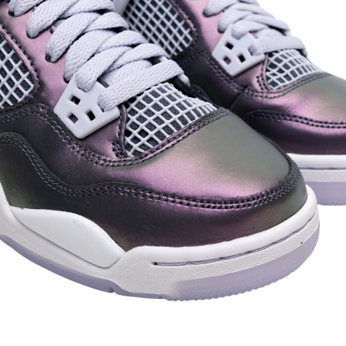 NIKE AIR JORDAN 4 RETRO MONSOON BLUE GS BQ9043 400 - Image 4