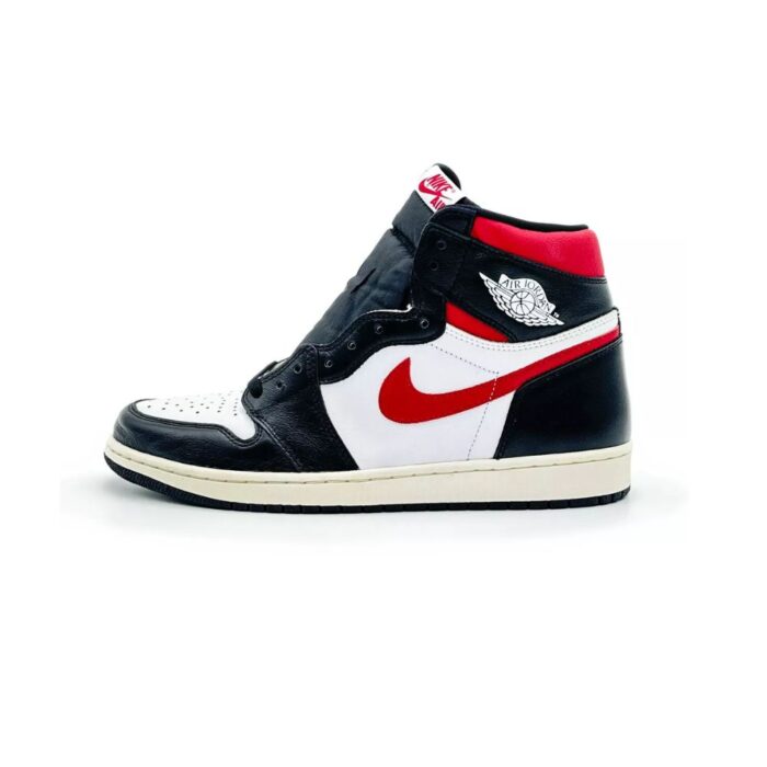 NIKE AIR JORDAN 1 RETRO HIGH BLACK GYM RED 555088 061 - Image 3