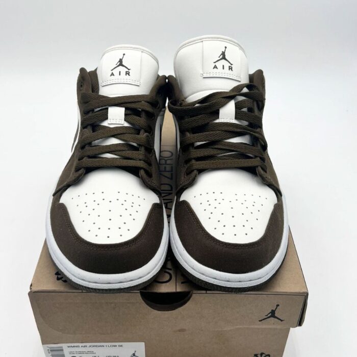 NIKE AIR JORDAN 1 LOW LIGHT OLIVE DV0426 301 - Image 3