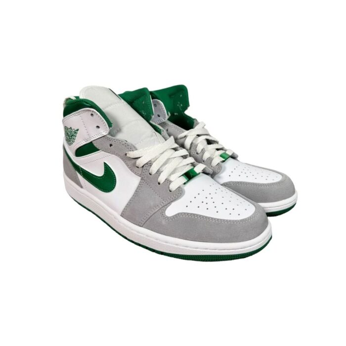 NIKE AIR JORDAN 1 MID SE GREY GREEN DC7294 103 - Image 3