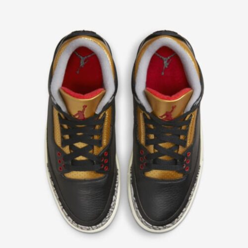 NIKE AIR JORDAN 3 BLACK GOLD CK9246 067 - Image 3