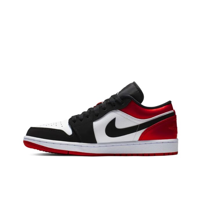 NIKE AIR JORDAN 1 LOW BLACK TOE 553558 116 - Image 2