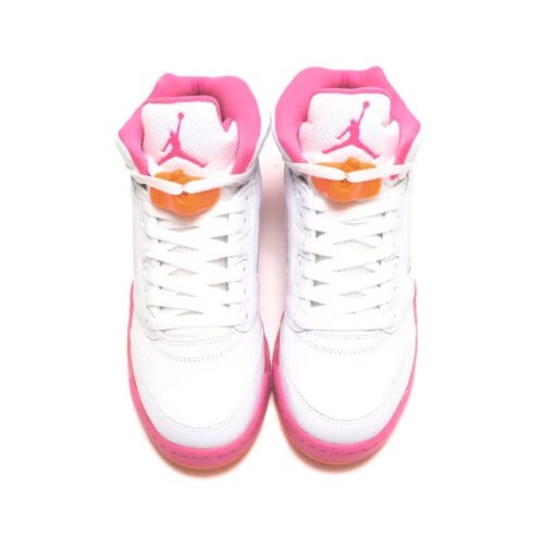 NIKE AIR JORDAN 5 RETRO PINKSICLE SAFETY ORANGE 440892 168 - Image 4