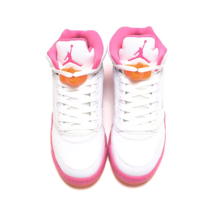 NIKE AIR JORDAN 5 RETRO PINKSICLE SAFETY ORANGE 440892 168 - Image 4