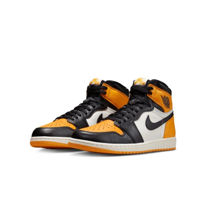 NIKE AIR JORDAN 1 RETRO HIGH OG TAXI YELLOW TOE 555088 711 - Image 3