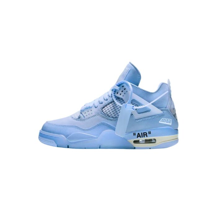 NIKE AIR JORDAN 4 RETRO X OW ICE BLUE - Image 3