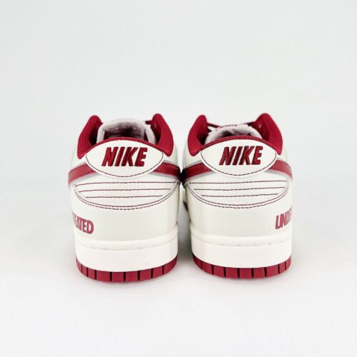 Nike SB Dunk Low X Undefeted Red White - Image 3