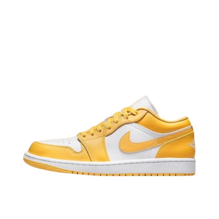 NIKE AIR JORDAN 1 LOW POLLEN MUSTARD WHITE 553558 171 - Image 3