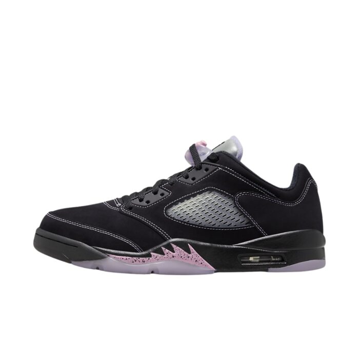 NIKE AIR JORDAN 5 LOW DONGDAN BLACK WHITE LILAC ICE PINK RISE DX4355 015 - Image 3