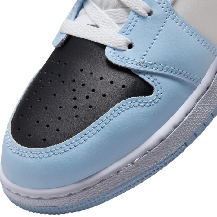 NIKE AIR JORDAN 1 MID GS ICE BLUE BLACK SAIL WHITE 555112 401 - Image 8