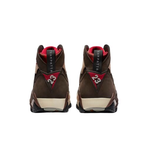 NIKE AIR JORDAN 7 RETRO PATTA SHIMMER TOUGH RED VELVET BROWN AT3375 200 - Image 5