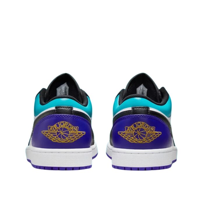 NIKE AIR JORDAN 1 LOW COURT PURPLE TROPICAL TWIST WHITE BLACK 553558 154 - Image 5
