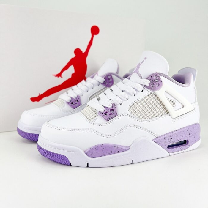 NIKE AIR JORDAN 4 RETRO METALLIC PURPLE CT8527 115 - Image 2
