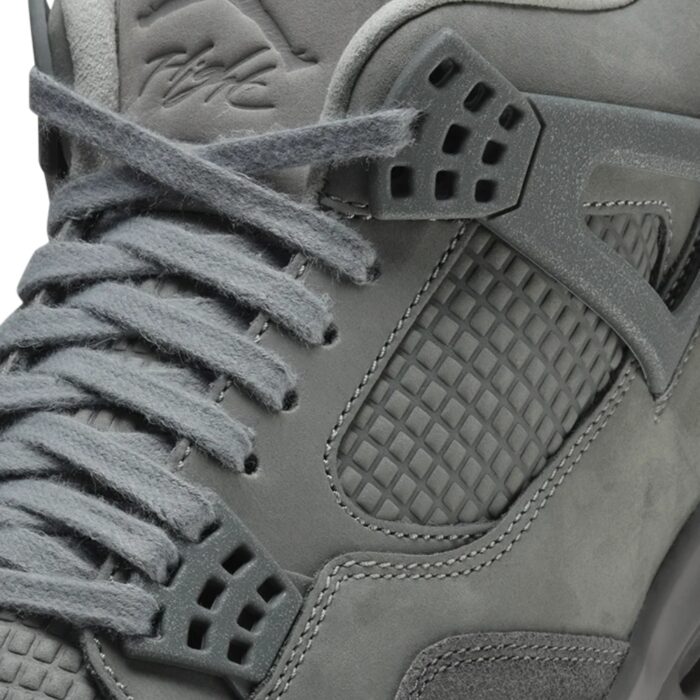 NIKE AIR JORDAN 4 SE PARIS OLYMPICS WET CEMENT SMOKE GREY IRON GREY CEMENT GREY PARTICLE GREY FQ7928 001 - Image 4