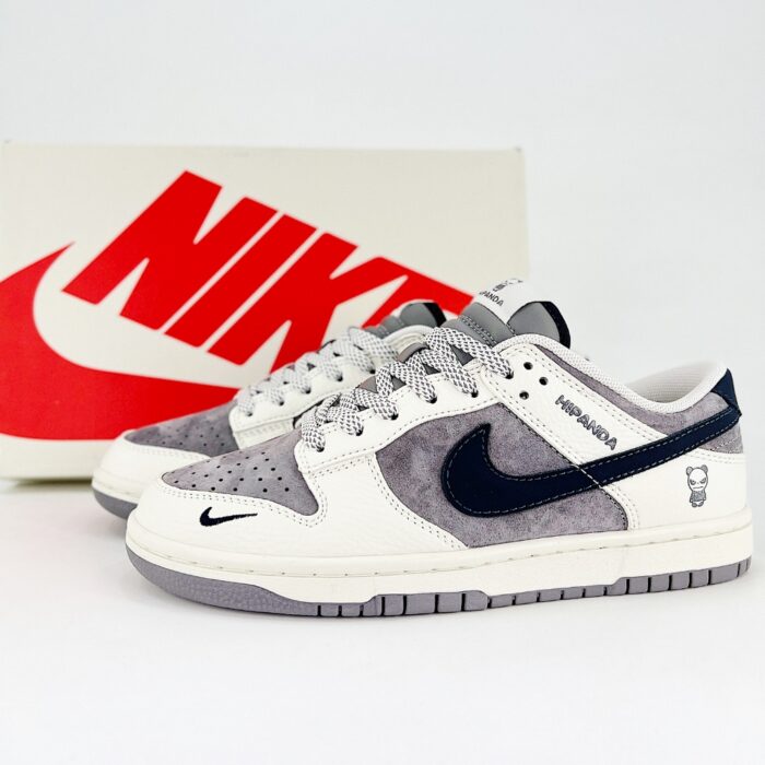 NIKE SB DUNK LOW X HIPANDA BEIGE GRAY BLACK SMALL HOOK STARRY SKY CY5979 105 - Image 2