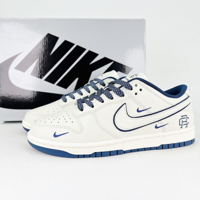 NIKE SB DUNK LOW DEFENDING CHAMPION JOINT THREE HOOK BEIGE DARK BLUE RC3085 891 - Image 2