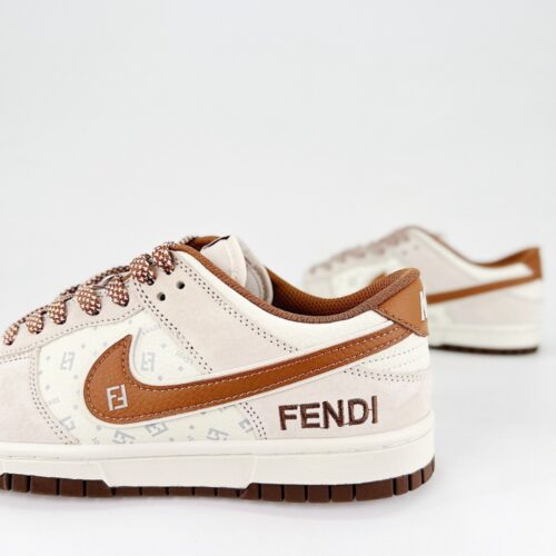 Nike SB Dunk Low X Fendi Joint Pig Eight Brown Hook - Image 3