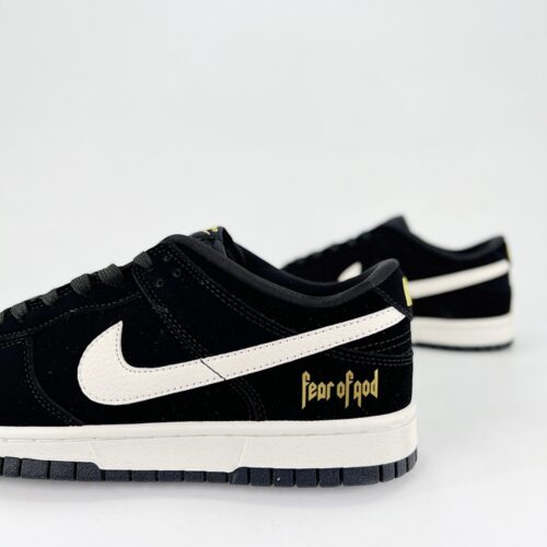 Nike SB Dunk Low X Fear OF God Black Beige - Image 3