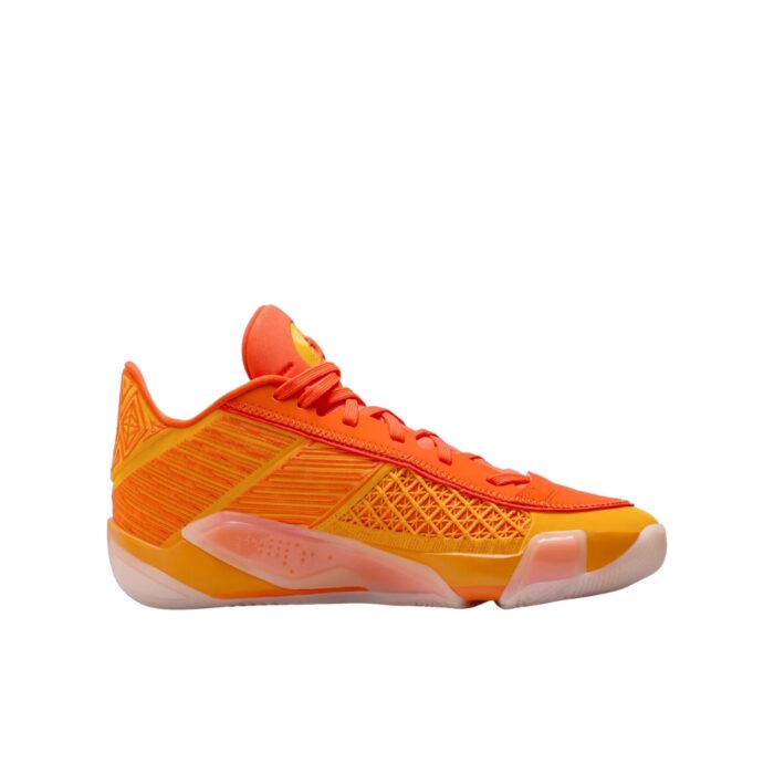 NIKE AIR JORDAN 38 LOW SUNSHINE TAXI SAFETY ORANGE SAIL TOUR YELLOW FV3945 700 - Image 2