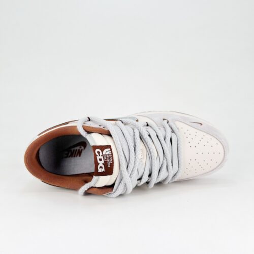 Nike SB Dunk Low X The North Face X CDG Gray Brown - Image 4