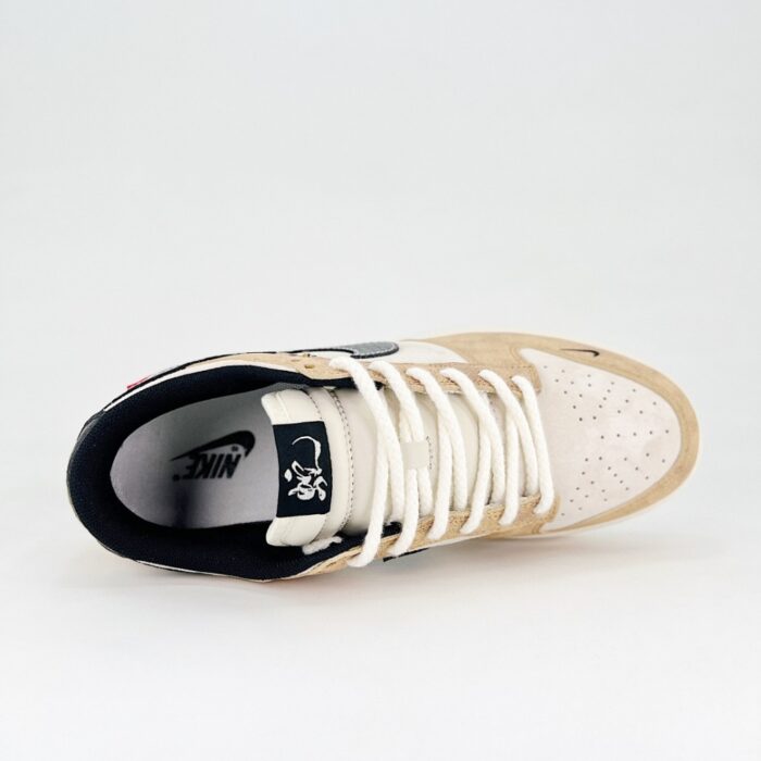 NIKE SB DUNK LOW SNAKE YEAR LIMITED EDITION BEIGE BROWN BLACK HOOK YX 5066 267 - Image 4