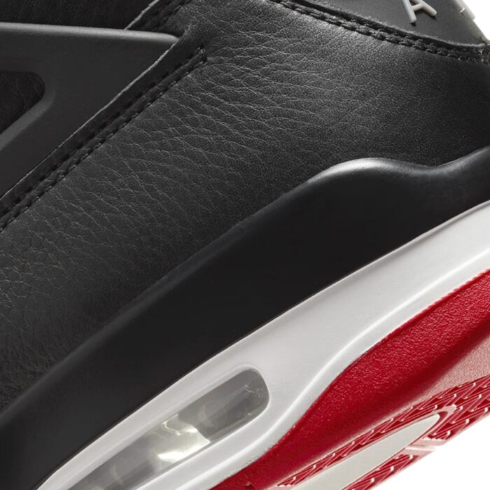 NIKE AIR JORDAN 4 BRED REIMAGINED BLACK CEMENT GREY VARSITY RED SUMMIT WHITE FV5029 006 - Image 4