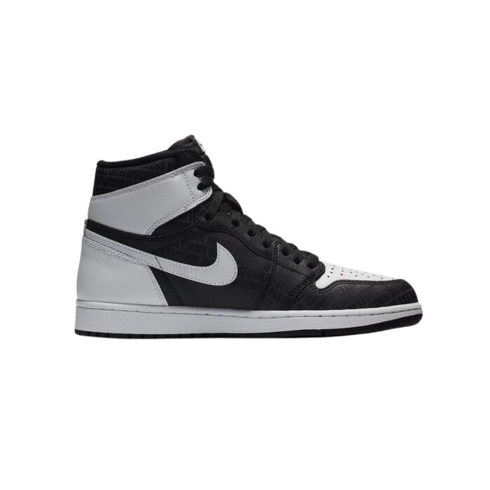 NIKE AIR JORDAN 1 RETRO HIGH OG RE2PECT SLEEK BLACK WHITE 555088 008 - Image 3