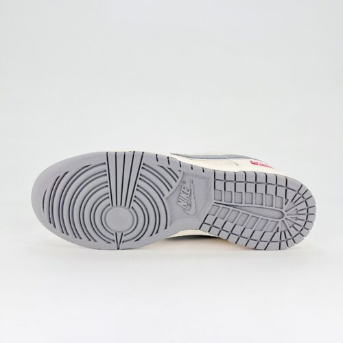 Nike SB Dunk Low X Supreme White Gray  - Image 6