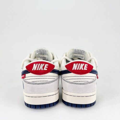 Nike SB Dunk Low X The North Face X Supreme X CDG Strap Beige Navy Blue - Image 5