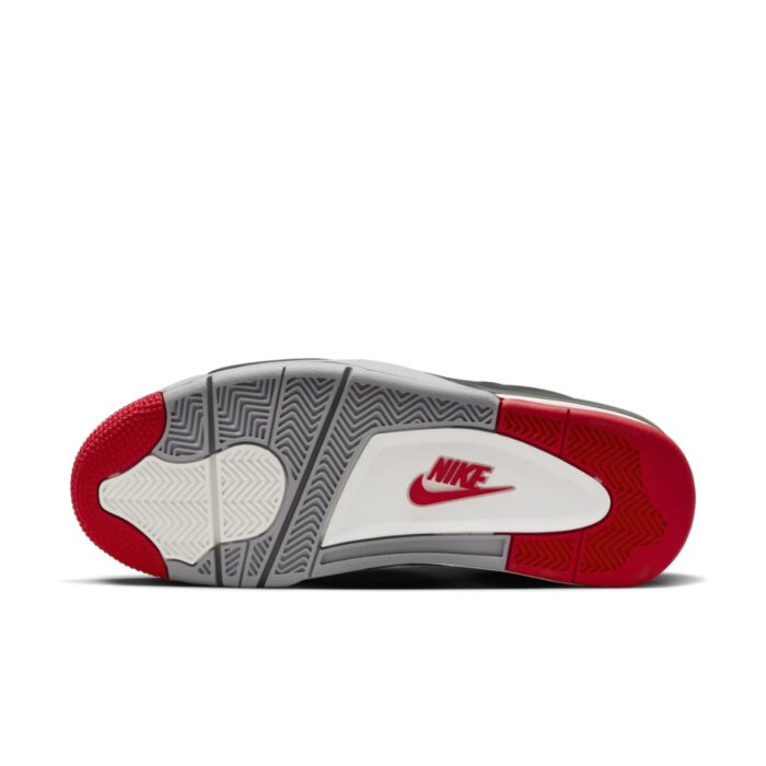 NIKE AIR JORDAN 4 BRED REIMAGINED BLACK CEMENT GREY VARSITY RED SUMMIT WHITE FV5029 006 - Image 6