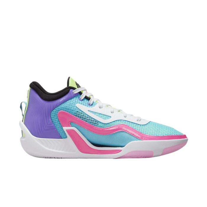 NIKE AIR JORDAN TATUM 1 WAVE RUNNER LAGOON PULSE PINK BLAST PSYCHIC PURPLE WHITE LIME GLOW BLACK FV0169 400 - Image 2