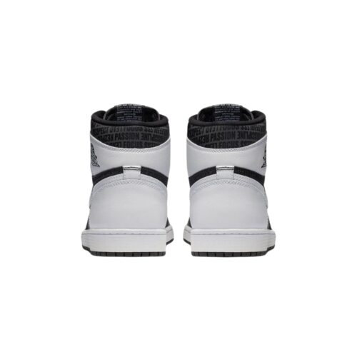 NIKE AIR JORDAN 1 RETRO HIGH OG RE2PECT SLEEK BLACK WHITE 555088 008 - Image 4