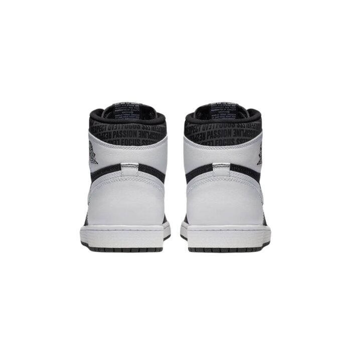 NIKE AIR JORDAN 1 RETRO HIGH OG RE2PECT SLEEK BLACK WHITE 555088 008 - Image 4