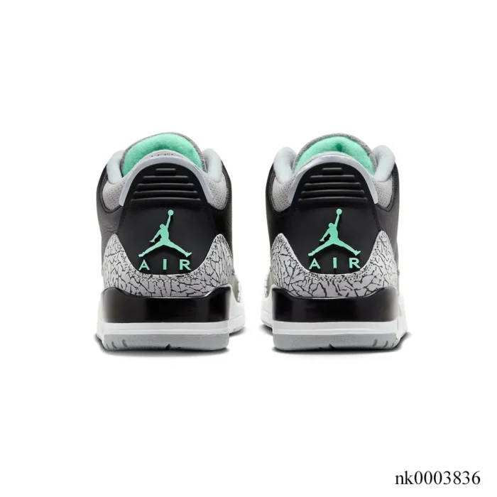 NIKE AIR JORDAN 3 GREEN GLOW BLACK WOLF GREY WHITE CT8532 031 - Image 5