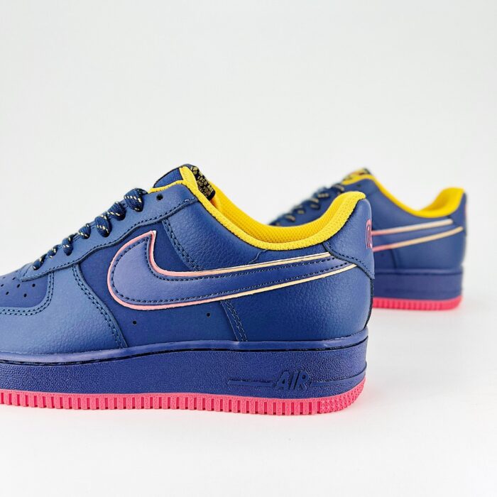 NIKE AIR FORCE 1 RETRO LETTERING MIDNIGHT NAVY SCHOPES HV5752 410 - Image 3