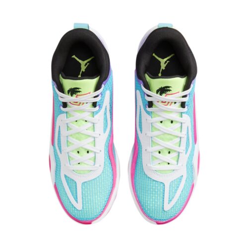 NIKE AIR JORDAN TATUM 1 WAVE RUNNER LAGOON PULSE PINK BLAST PSYCHIC PURPLE WHITE LIME GLOW BLACK FV0169 400 - Image 3