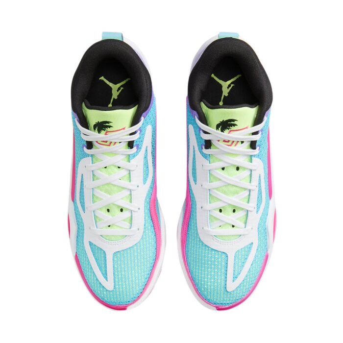 NIKE AIR JORDAN TATUM 1 WAVE RUNNER LAGOON PULSE PINK BLAST PSYCHIC PURPLE WHITE LIME GLOW BLACK FV0169 400 - Image 3
