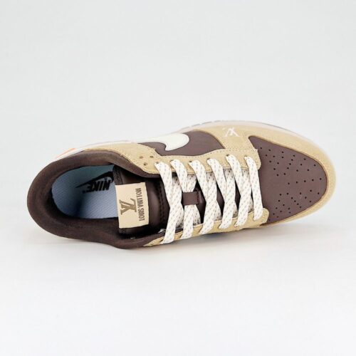 Nike SB Dunk Low X Louis Vuitton Brown - Image 4