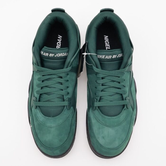 NIKE AIR JORDAN 4 RM GRANDMA DRIVEWAY X NIGEL SYLVESTER GREEN BLACK HF4334 300 - Image 9