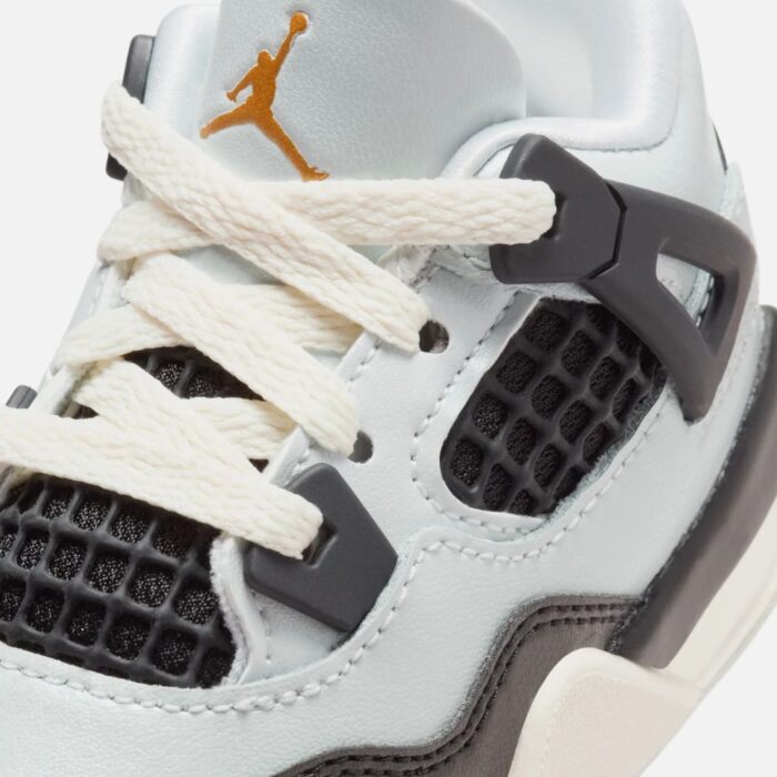 NIKE AIR JORDAN 4 PURE PLATINUM METALLIC GOLD SAIL BLACK FZ8585 070 - Image 9